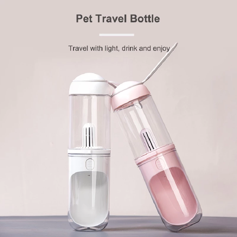 Portable Pet Water Bottle for Dogs & Cats – Leak-Proof Outdoor Travel Dispenser (330ml)